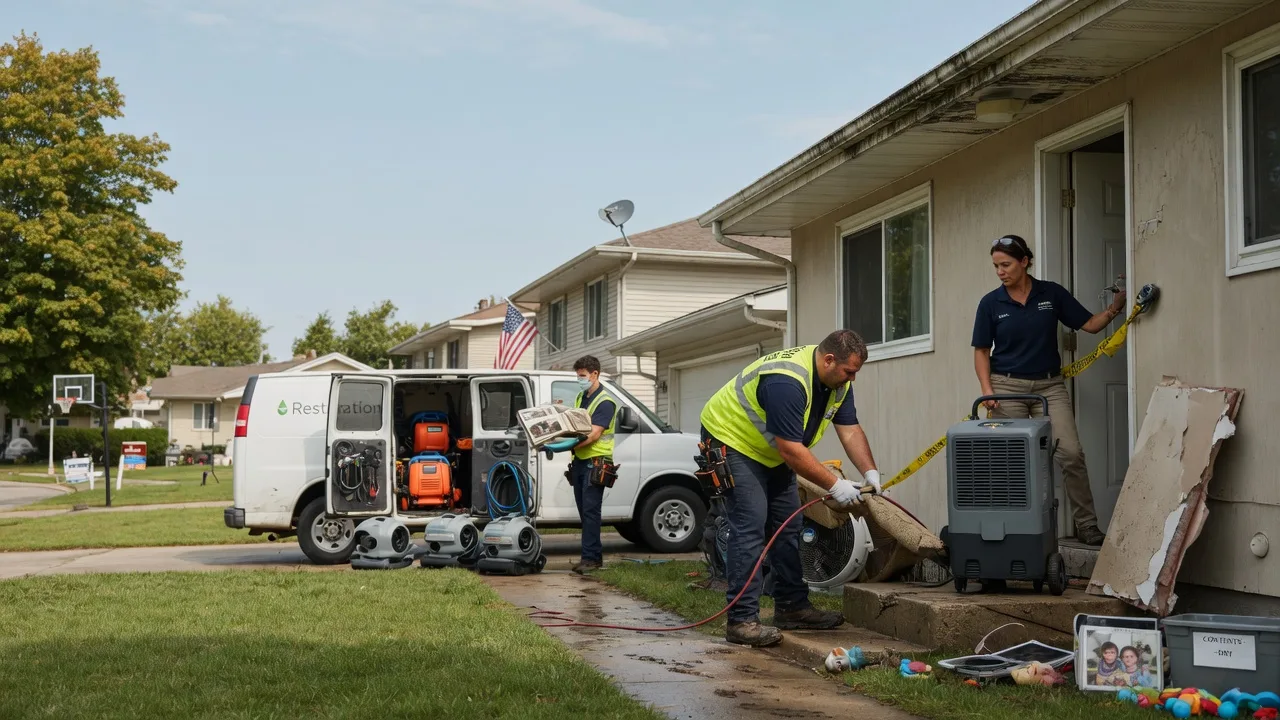 Water Damage Restoration in Edelstein, IL near me